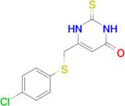 6-{[(4-chlorophenyl)thio]methyl}-2-mercaptopyrimidin-4(3H)-one