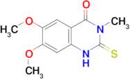 2-mercapto-6,7-dimethoxy-3-methylquinazolin-4(3H)-one