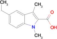 5-ethyl-1,3-dimethyl-1H-indole-2-carboxylic acid
