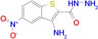 3-amino-5-nitro-1-benzothiophene-2-carbohydrazide