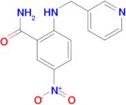 5-nitro-2-[(pyridin-3-ylmethyl)amino]benzamide