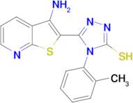 5-(3-aminothieno[2,3-b]pyridin-2-yl)-4-(2-methylphenyl)-4H-1,2,4-triazole-3-thiol