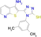 5-(3-aminothieno[2,3-b]pyridin-2-yl)-4-(3,5-dimethylphenyl)-4H-1,2,4-triazole-3-thiol