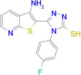 5-(3-aminothieno[2,3-b]pyridin-2-yl)-4-(4-fluorophenyl)-4H-1,2,4-triazole-3-thiol