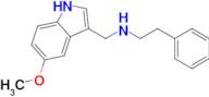 N-[(5-methoxy-1H-indol-3-yl)methyl]-N-(2-phenylethyl)amine