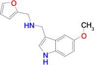 N-(2-furylmethyl)-N-[(5-methoxy-1H-indol-3-yl)methyl]amine