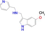 N-[(5-methoxy-1H-indol-3-yl)methyl]-N-(pyridin-3-ylmethyl)amine