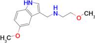 N-(2-methoxyethyl)-N-[(5-methoxy-1H-indol-3-yl)methyl]amine