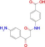 4-{[3-(4-aminophenyl)-3-oxopropanoyl]amino}benzoic acid