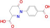 1-(4-carboxyphenyl)-6-oxo-1,4,5,6-tetrahydropyridazine-3-carboxylic acid