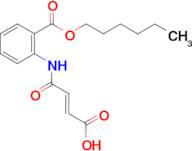 (2Z)-4-({2-[(hexyloxy)carbonyl]phenyl}amino)-4-oxobut-2-enoic acid