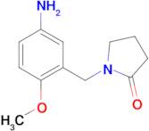 1-(5-amino-2-methoxybenzyl)pyrrolidin-2-one