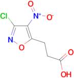 3-(3-chloro-4-nitroisoxazol-5-yl)propanoic acid