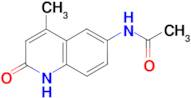 N-(2-hydroxy-4-methylquinolin-6-yl)acetamide