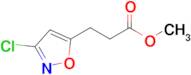 methyl 3-(3-chloroisoxazol-5-yl)propanoate