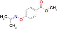 methyl 4-{[(1-methylethylidene)amino]oxy}benzoate