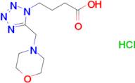 4-[5-(morpholin-4-ylmethyl)-1H-tetrazol-1-yl]butanoic acid hydrochloride