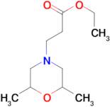 ethyl 3-(2,6-dimethylmorpholin-4-yl)propanoate