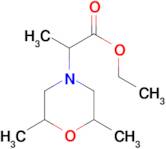 ethyl 2-(2,6-dimethylmorpholin-4-yl)propanoate