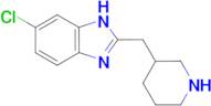 5-chloro-2-(piperidin-3-ylmethyl)-1H-benzimidazole