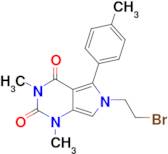 6-(2-bromoethyl)-1,3-dimethyl-5-(4-methylphenyl)-1H-pyrrolo[3,4-d]pyrimidine-2,4(3H,6H)-dione