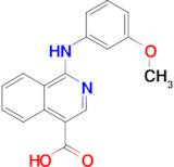 1-[(3-methoxyphenyl)amino]isoquinoline-4-carboxylic acid