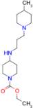 ethyl 4-{[3-(4-methylpiperidin-1-yl)propyl]amino}piperidine-1-carboxylate