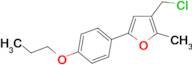 3-(chloromethyl)-2-methyl-5-(4-propoxyphenyl)furan