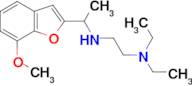 N,N-diethyl-N'-[1-(7-methoxy-1-benzofuran-2-yl)ethyl]ethane-1,2-diamine