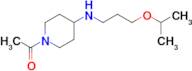 1-acetyl-N-(3-isopropoxypropyl)piperidin-4-amine