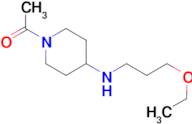 1-acetyl-N-(3-ethoxypropyl)piperidin-4-amine