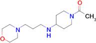 1-acetyl-N-(3-morpholin-4-ylpropyl)piperidin-4-amine