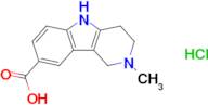 2-methyl-2,3,4,5-tetrahydro-1H-pyrido[4,3-b]indole-8-carboxylic acid hydrochloride