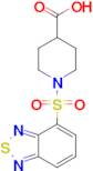 1-(2,1,3-benzothiadiazol-4-ylsulfonyl)piperidine-4-carboxylic acid