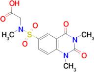 [[(1,3-dimethyl-2,4-dioxo-1,2,3,4-tetrahydroquinazolin-6-yl)sulfonyl](methyl)amino]acetic acid