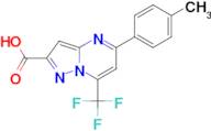 5-(4-methylphenyl)-7-(trifluoromethyl)pyrazolo[1,5-a]pyrimidine-2-carboxylic acid