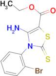 ethyl 4-amino-3-(2-bromophenyl)-2-thioxo-2,3-dihydro-1,3-thiazole-5-carboxylate