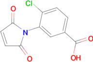 4-chloro-3-(2,5-dioxo-2,5-dihydro-1H-pyrrol-1-yl)benzoic acid