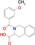 2-(3-methoxybenzoyl)-1,2,3,4-tetrahydroisoquinoline-3-carboxylic acid