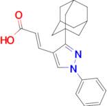 (2E)-3-[3-(1-adamantyl)-1-phenyl-1H-pyrazol-4-yl]acrylic acid