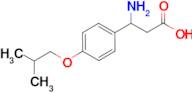 3-amino-3-(4-isobutoxyphenyl)propanoic acid