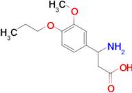 3-amino-3-(3-methoxy-4-propoxyphenyl)propanoic acid