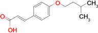 (2E)-3-[4-(3-methylbutoxy)phenyl]acrylic acid