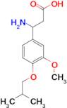 3-amino-3-(4-isobutoxy-3-methoxyphenyl)propanoic acid