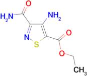 ethyl 4-amino-3-(aminocarbonyl)isothiazole-5-carboxylate