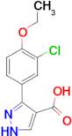 3-(3-chloro-4-ethoxyphenyl)-1H-pyrazole-4-carboxylic acid