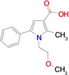 1-(2-methoxyethyl)-2-methyl-5-phenyl-1H-pyrrole-3-carboxylic acid