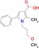 1-(3-methoxypropyl)-2-methyl-5-phenyl-1H-pyrrole-3-carboxylic acid