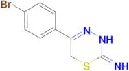 5-(4-bromophenyl)-6H-1,3,4-thiadiazin-2-amine