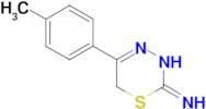 5-(4-methylphenyl)-6H-1,3,4-thiadiazin-2-amine